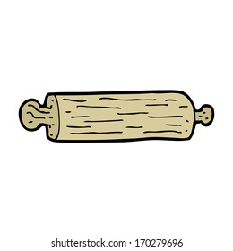 cartoon rolling pin