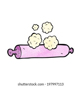 cartoon rolling pin