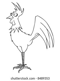cartoon rooster