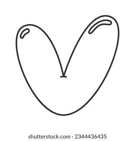 Cartoon Root Sign Vector Illustration