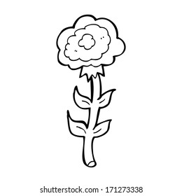 cartoon rose