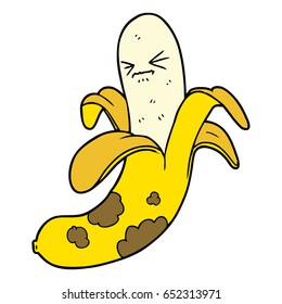 Cartoon Rotten Banana