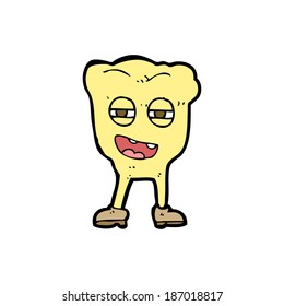 cartoon rotten tooth character