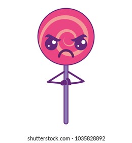 lollipop round kawaii cartoon