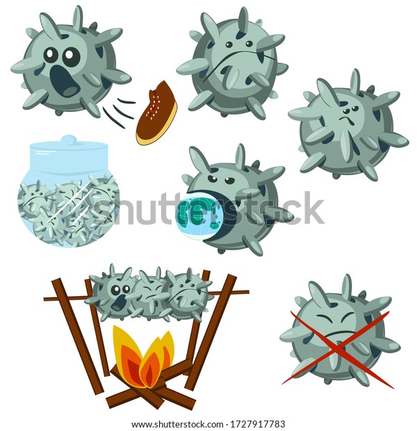 Descubra Un Virus De Caricatura Redondeado Con Imagenes De Stock En Hd Y Millones De Otras Fotos Ilustraciones Y Vectores En Stock Libres De Regalias En La Coleccion De Shutterstock Se Agregan Miles De Imagenes Nuevas De Alta Calidad Todos Los Dias