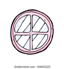 cartoon round window cartoon round window