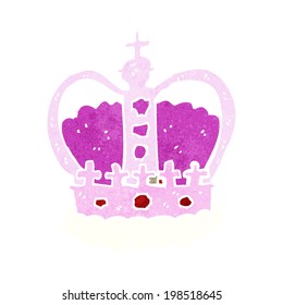 caricatura de la corona real