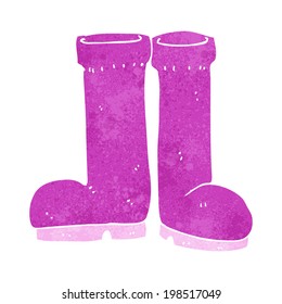 cartoon rubber boots