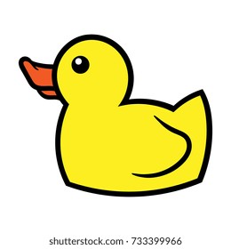 Cartoon Rubber Duck Stock Vector (Royalty Free) 733399966 | Shutterstock