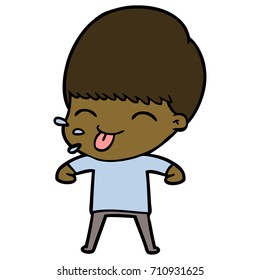 cartoon rude man