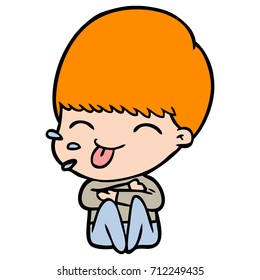 cartoon rude man