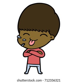 cartoon rude man