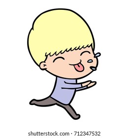 cartoon rude man