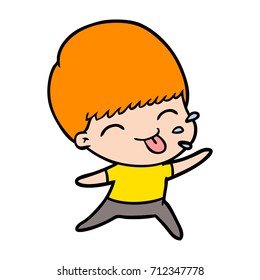 cartoon rude man