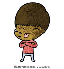 cartoon rude man
