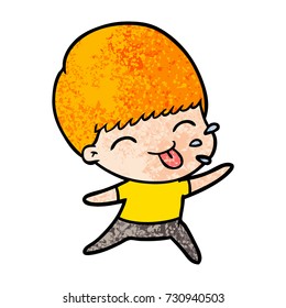 cartoon rude man