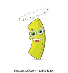 Cartoon ruler character