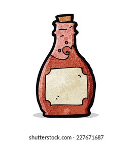 cartoon rum bottle