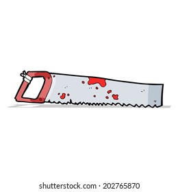 cartoon rusty old saw