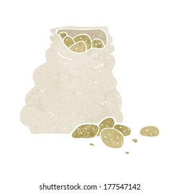 cartoon sack of potatoes