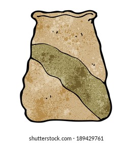 cartoon sack of potatoes