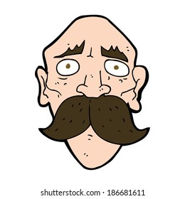 caricatura del viejo triste