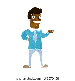 vendedor de desenhos animados
