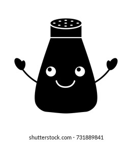 cartoon salt cooking ingredient kitchen cartoon