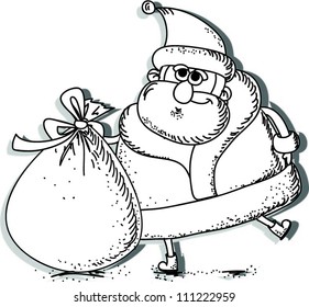 Cartoon Santa