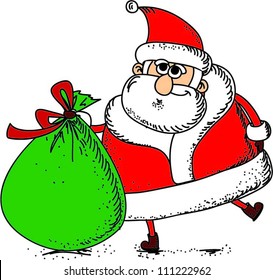 Cartoon Santa