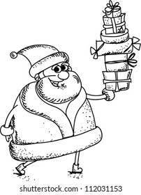Cartoon Santa