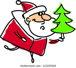 Cartoon Santa