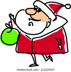 Cartoon Santa