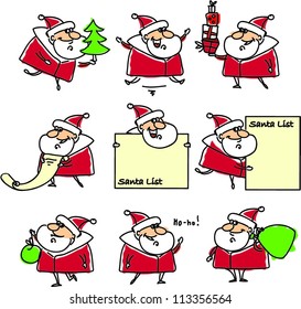 Cartoon Santa