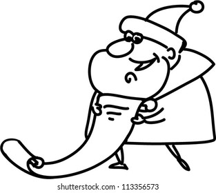 Cartoon Santa