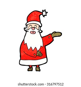 cartoon santa 