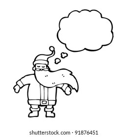 caricatura santa