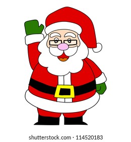 Cartoon Santa Claus ,