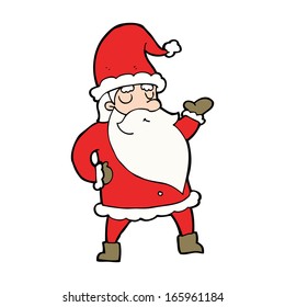 cartoon santa claus