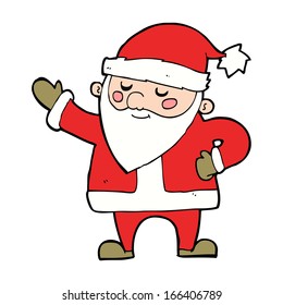 cartoon santa claus