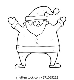 cartoon santa claus
