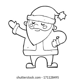 cartoon santa claus