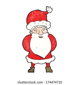 cartoon santa claus
