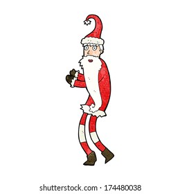 cartoon santa claus