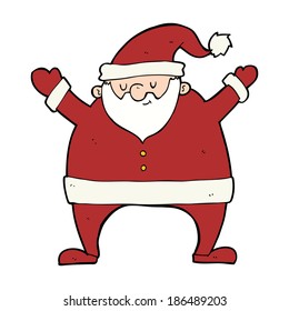 cartoon santa claus