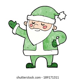 cartoon santa claus