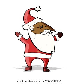 caricatura santa claus 