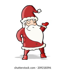 cartoon santa claus