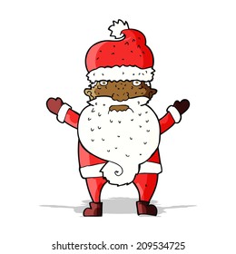 cartoon santa claus