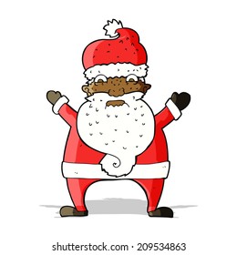 caricatura santa claus